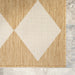 Tan Harlequin Area Rug for Indoor and Outdoor Use