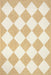 Tan Harlequin Area Rug for Indoor and Outdoor Use