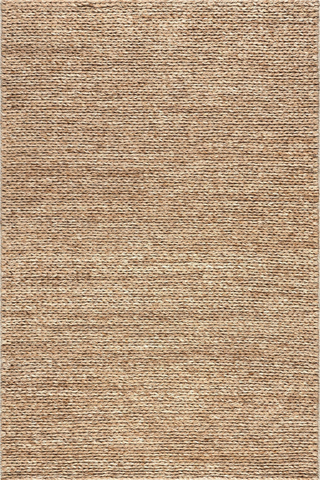 Tan Knit Wool Area Matto 120x180 cm