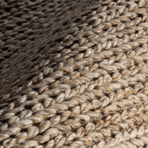 Tan Knit Wool Area Matto 120x180 cm