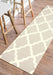 Tan Moroccan Trellis Wool Area Rug 120x180 cm