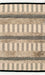 Tan Shaggy Striped Area Rug 120x180 cm