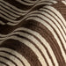 Tara Striped Wool Area Rug 150x240 cm Brown