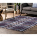 Tartan Check Blue Rug