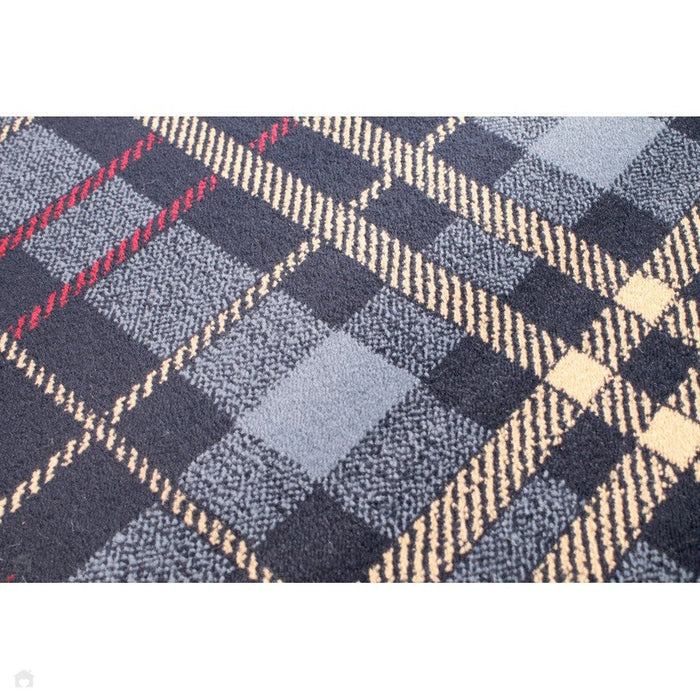 Tartan Check Blue Rug