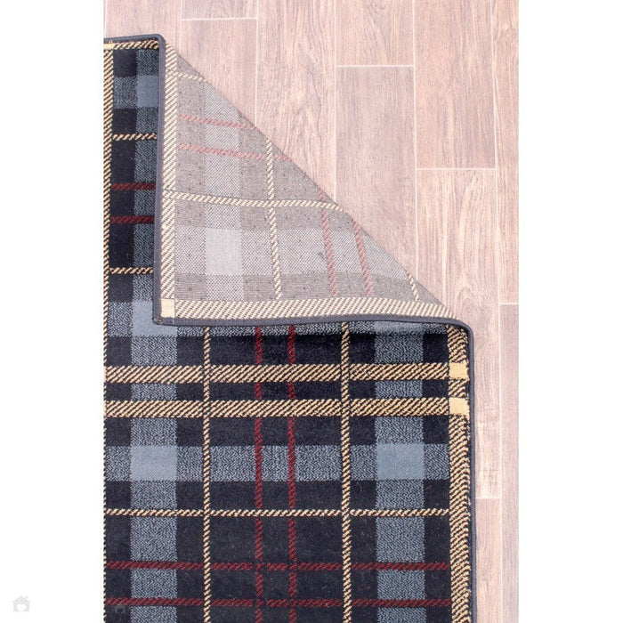 Runner blu a quadri tartan