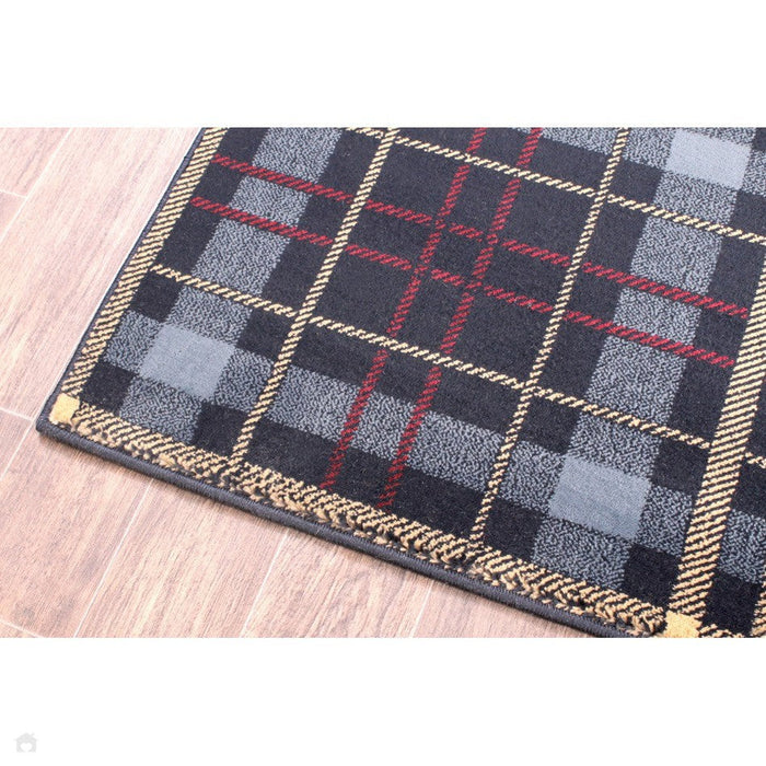 Runner blu a quadri tartan