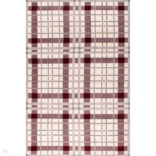 Tartan Check Cream/Punainen matto