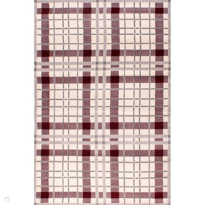 Tartan Check Cream/Punainen matto