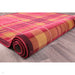 Tartan Check Red Rug