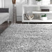 Tassel Area Rug Grey 120x180 cm