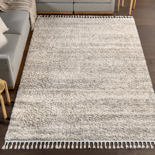 Tassel Edge Ivory Shag Area -matto 120x180 cm