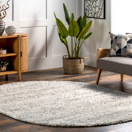 Tassel Ivory Shag Area Rug 120x180 cm