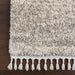 Tassel Rug in Ivory for Home Decor 160 x 230 cm