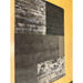 Tate Modern Plain Geometric Tonal Textures Hand-Carved High-Density Wool&Viscose Charcoal Rug