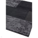 Tate Modern Plain Geometric Tonal Textures Hand-Carved High-Density Wool&Viscose Charcoal Rug