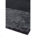 Tate Modern Plain Geometric Tonal Textures Hand-Carved High-Density Wool&Viscose Charcoal Rug