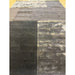 Tate Modern Plain Geometric Tonal Textures Hand-Carved High-Density Wool&Viscose Charcoal Rug