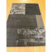 Tate Modern Plain Geometric Tonal Textures Hand-Carved High-Density Wool&Viscose Charcoal Rug