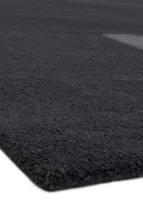 Tate Tonal Textures Charcoal Rug