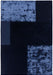 Tappeto Tate Texture tonali blu navy