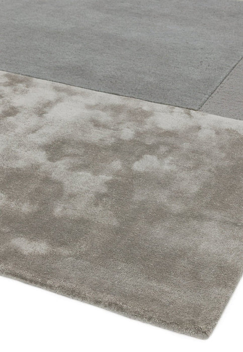 Tate Tonal Textures Silver Rug