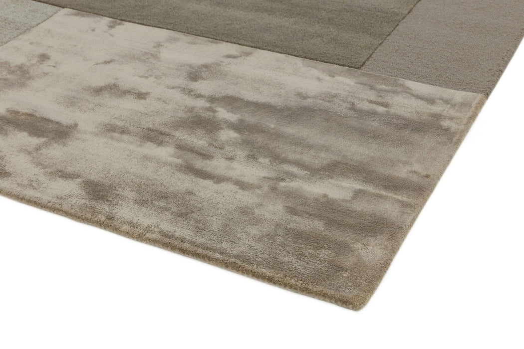 Tate Tonal Textures Smoke Rug