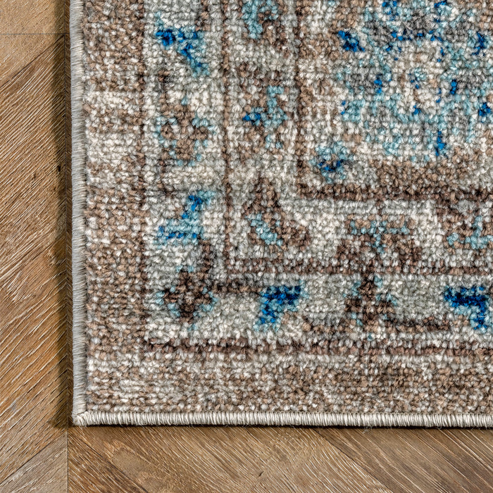 Taupe Diamond Pattern Area Rug for Stylish Interiors