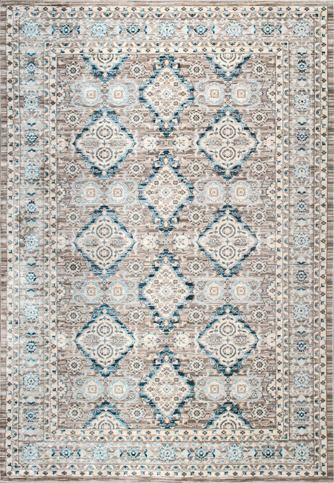 Taupe Diamond Pattern Area Rug for Stylish Interiors