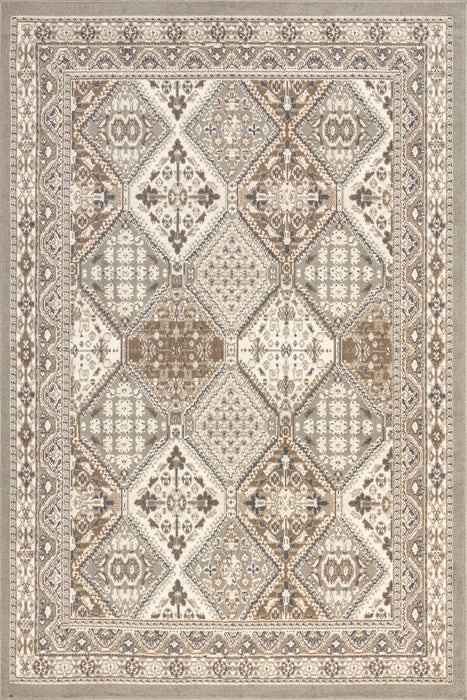 Taupe Melange Tiles Area Rug 120x180 cm