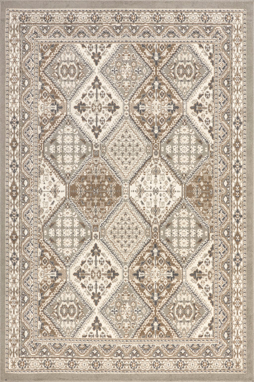 Taupe Melange Tiles Area Rug 120x180 cm