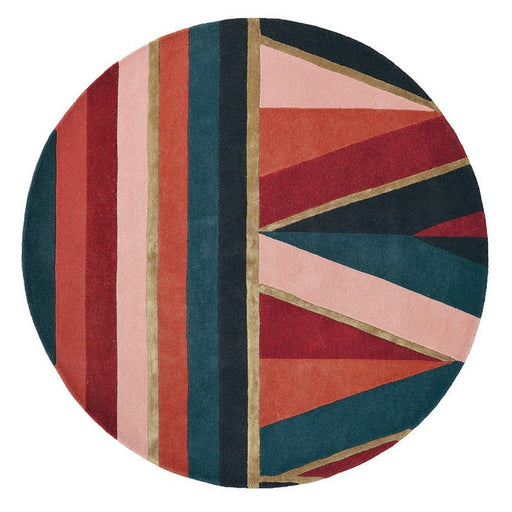 Ted Baker Sahara Round Burgundy 56105 Rug