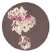 Ted Baker Tranquillity Tranquility Aubergine Round 56005 Rug