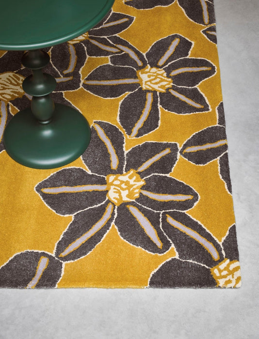 Ted Baker Zakouma 160606 Floral Ochre Rug