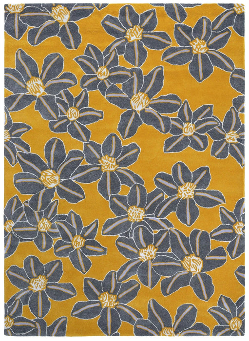 Ted Baker Zakouma 160606 Floral Ochre Rug