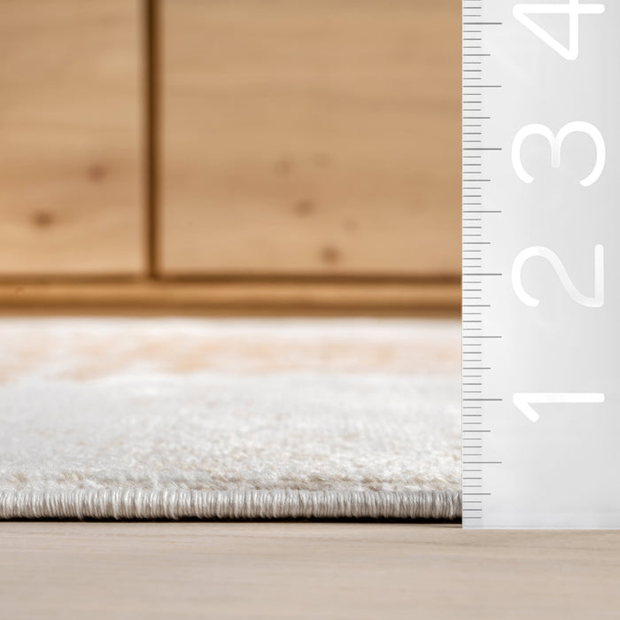 Terracotta Geometric Flat Weave Area Rug 150x240 cm