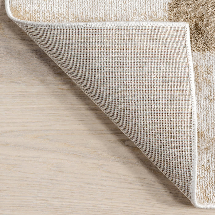 Terracotta Geometric Flat Weave Area Rug 150x240 cm