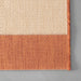 Terracotta Striped Indoor Outdoor Area Rug 120x180 cm