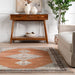 Terracotta Vintage Medallion Area Rug 160x230 cm