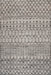 Textured Dark Grey Trellis Area Rug 160x230 cm