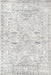 Textured Silver Garden Area Rug 150x200 cm