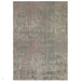 Torino Modern Abstract Distressed Shimmer Tonal Textured Hi-Low Pehmeä Villasilmukka &amp; Viskoosi Flatweave Forest Green matto