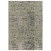 Torino Modern Abstract Distressed Shimmer Tonal Textured Hi-Low Pehmeä Villasilmukka &amp; Viskoosi Flatweave Forest Green matto