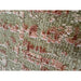 Torino Modern Abstract Distressed Shimmer Tonaalinen Teksturoitu Hi-Low Pehmeä Villasilmukka &amp; Viskoosi Flatweave Terrakotta/Tummanbeige matto