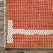 Transitional Indoor Outdoor Area Rug 120x180 cm Rust