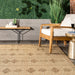 Transitional Indoor Outdoor Rug in Brown for Home Decor