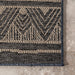 Transitional Striped Area Rug Charcoal Indoor Outdoor 150x240 cm