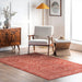 Transitional Washable Brick Area Rug 160x230 cm
