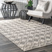 Trellis Area Rug Ivory 120x180 cm
