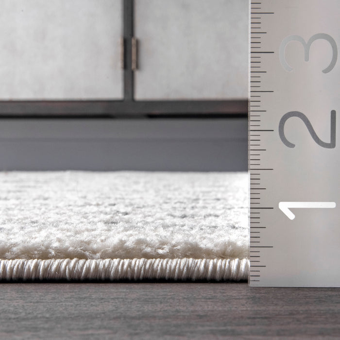 Trellis Pattern Area Rug Off White 120cm x 180cm